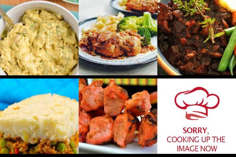 Evening Meal Plan - Week Commencing 31/05/2021
