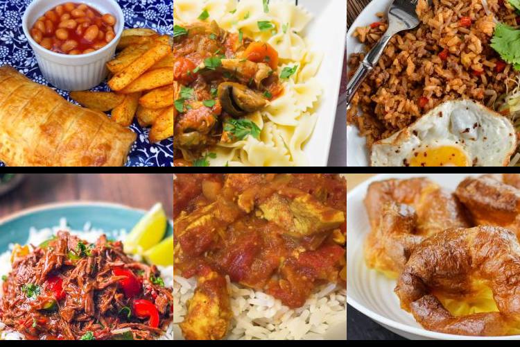 Evening Meal Plan - Week Commencing 03/05/2021
