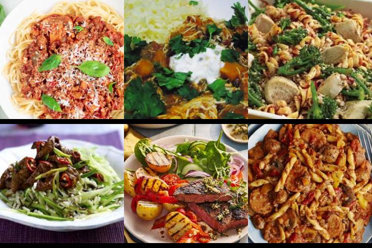 Evening Meal Plan - Week Commencing 12/12/2022