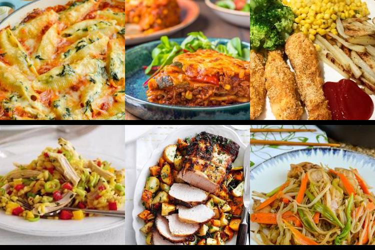 Evening Meal Plan - Week Commencing 16/08/2021