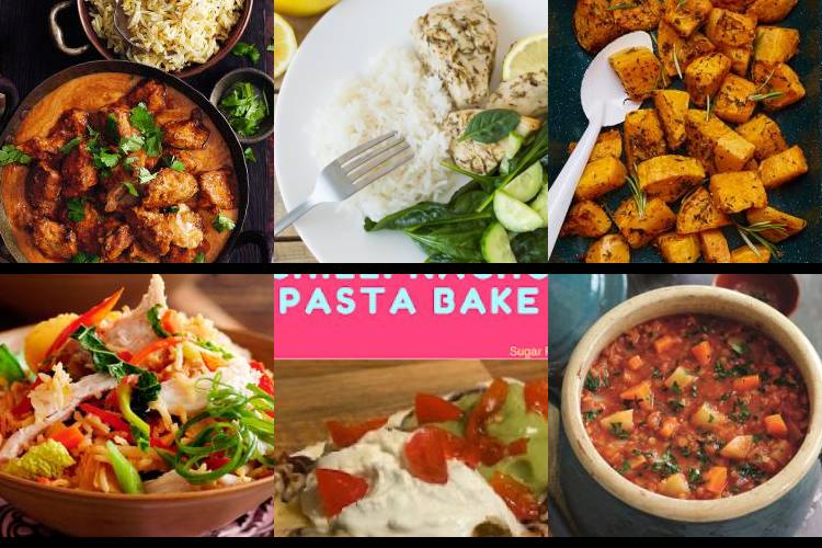 Evening Meal Plan - Week Commencing 19/07/2021