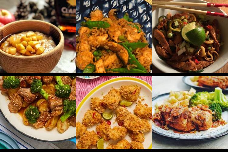 Evening Meal Plan - Week Commencing 21/11/2022