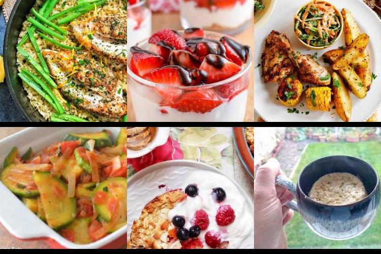 Evening Meal Plan - Week Commencing 19/07/2021
