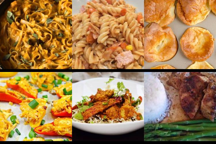 Evening Meal Plan - Week Commencing 05/12/2022