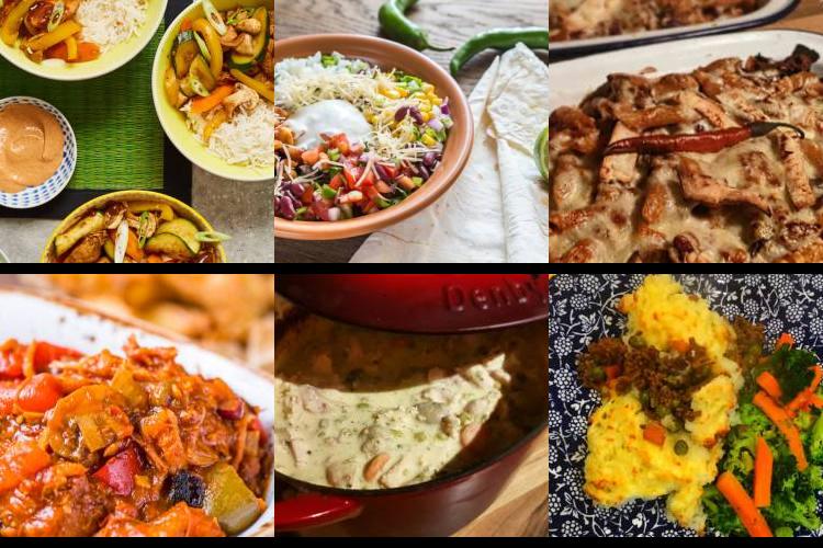 Evening Meal Plan - Week Commencing 31/05/2021