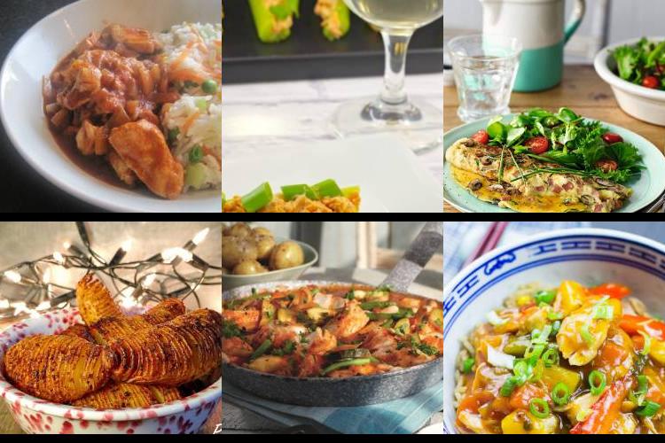 Evening Meal Plan - Week Commencing 09/08/2021