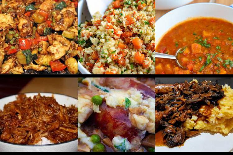 Evening Meal Plan - Week Commencing 19/08/2019