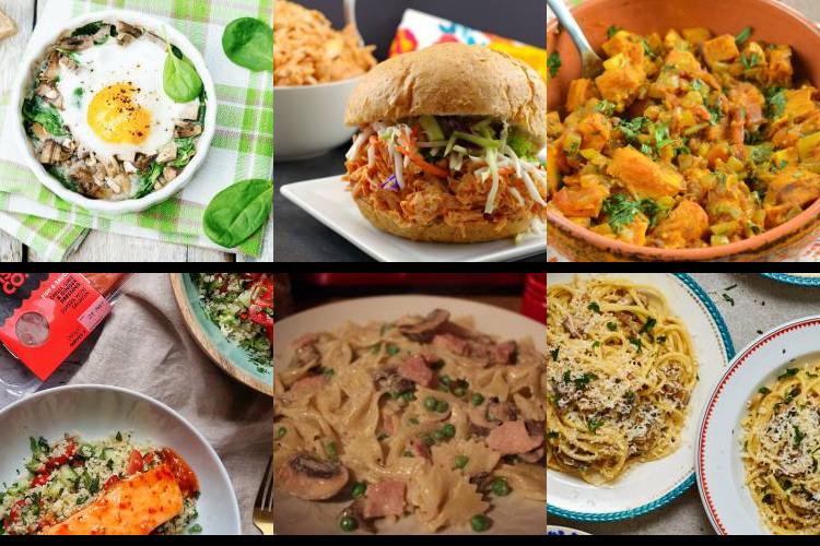 Evening Meal Plan - Week Commencing 30/05/2022