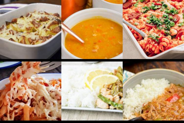 Evening Meal Plan - Week Commencing 12/12/2022