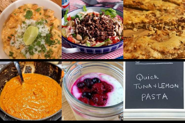 Evening Meal Plan - Week Commencing 18/07/2022