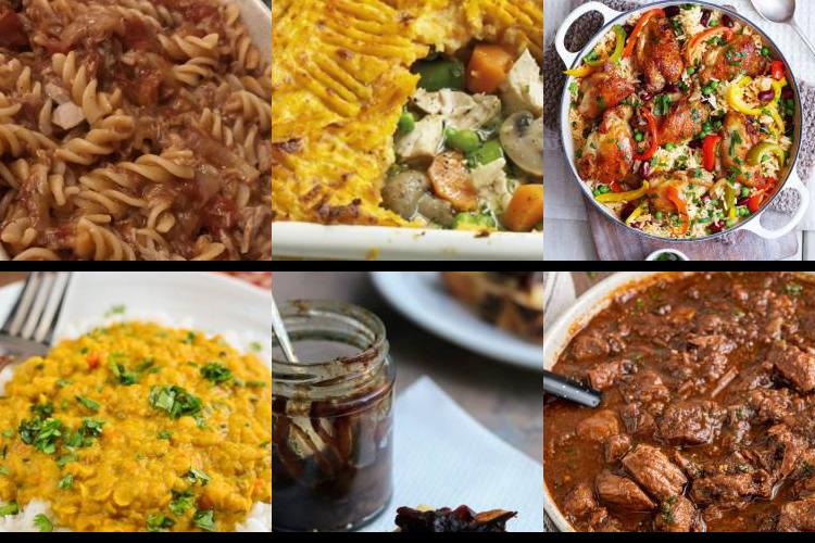 Evening Meal Plan - Week Commencing 26/04/2021