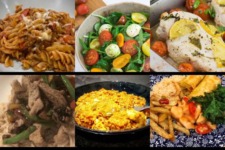 Evening Meal Plan - Week Commencing 11/07/2022