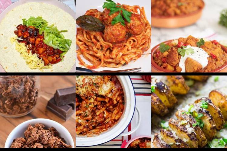 Evening Meal Plan - Week Commencing 25/07/2022