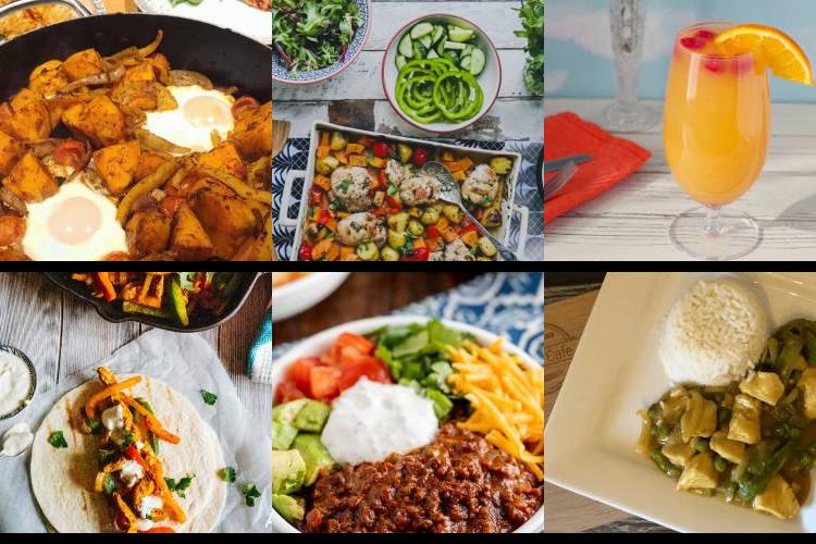 Evening Meal Plan - Week Commencing 26/04/2021