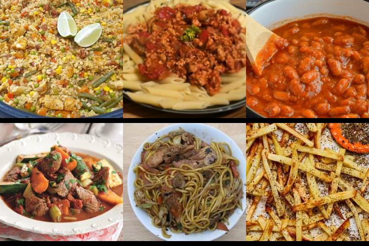 Evening Meal Plan - Week Commencing 10/10/2022