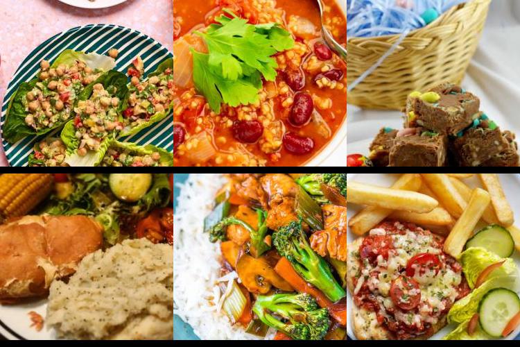 Evening Meal Plan - Week Commencing 20/02/2023