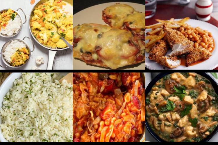 Evening Meal Plan - Week Commencing 16/05/2022