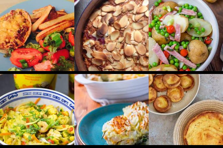 Evening Meal Plan - Week Commencing 16/05/2022