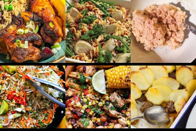 Evening Meal Plan - Week Commencing 21/06/2021