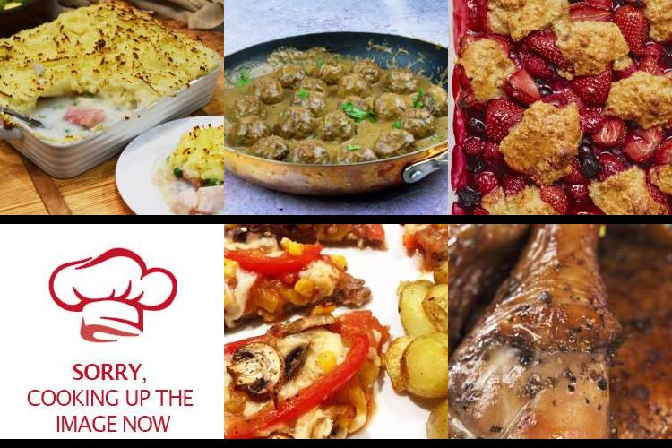 Evening Meal Plan - Week Commencing 16/05/2022