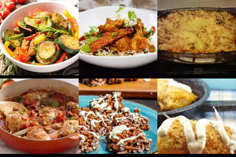 Evening Meal Plan - Week Commencing 17/05/2021