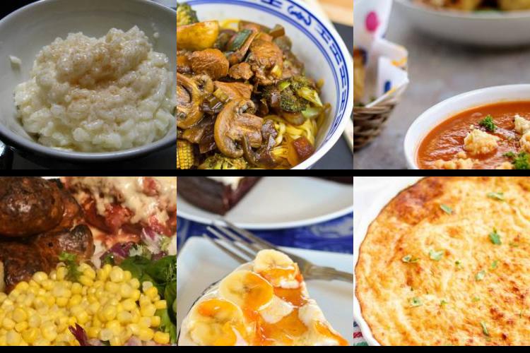 Evening Meal Plan - Week Commencing 17/05/2021