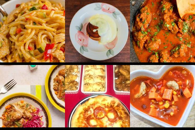 Evening Meal Plan - Week Commencing 26/04/2021