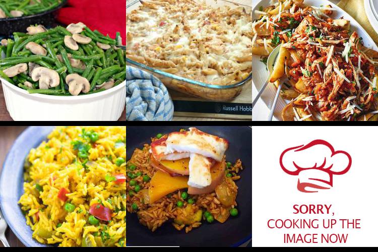 Evening Meal Plan - Week Commencing 08/12/2019