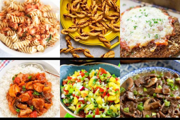 Evening Meal Plan - Week Commencing 16/08/2021