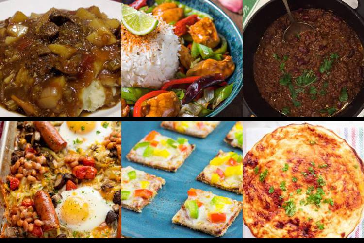 Evening Meal Plan - Week Commencing 10/02/2020