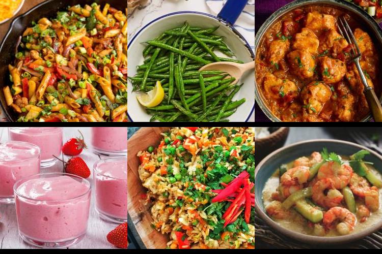 Evening Meal Plan - Week Commencing 03/05/2021