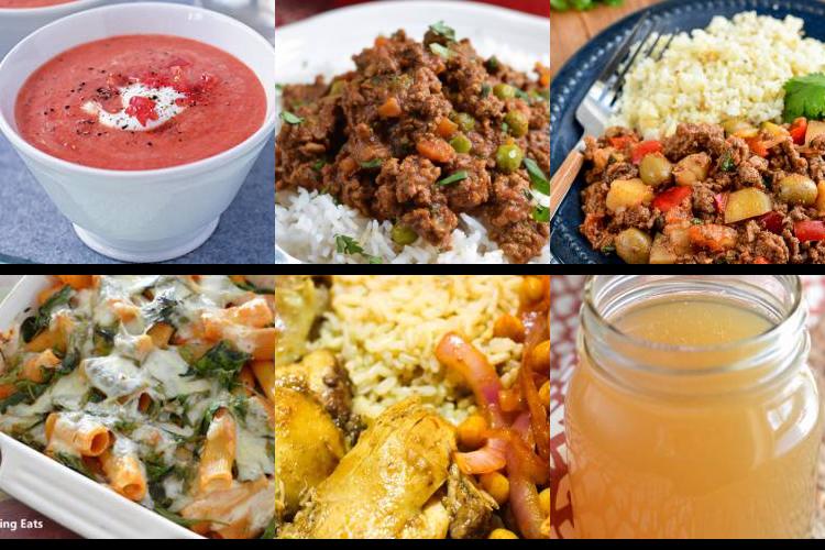 Evening Meal Plan - Week Commencing 17/05/2021