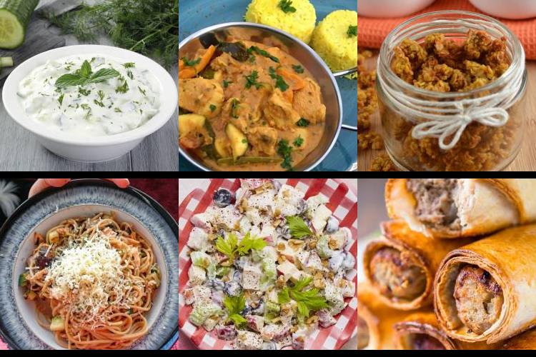Evening Meal Plan - Week Commencing 26/07/2021