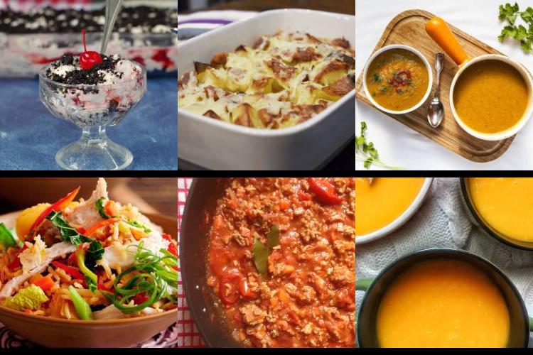 Evening Meal Plan - Week Commencing 26/04/2021