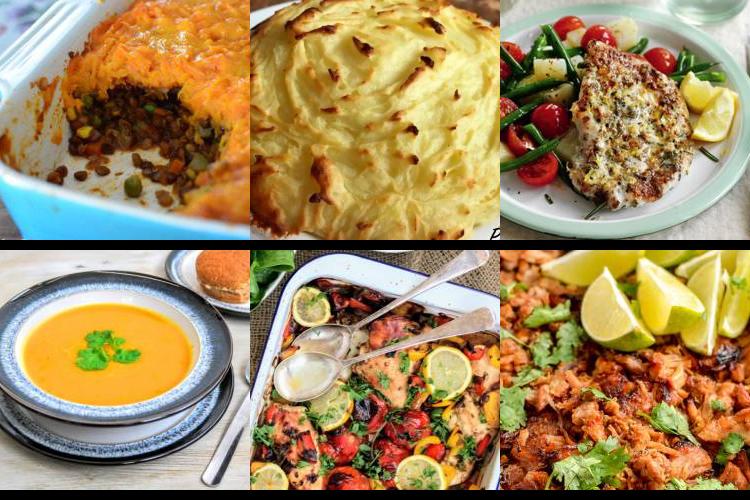 Evening Meal Plan - Week Commencing 18/07/2022