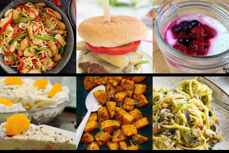Evening Meal Plan - Week Commencing 26/07/2021