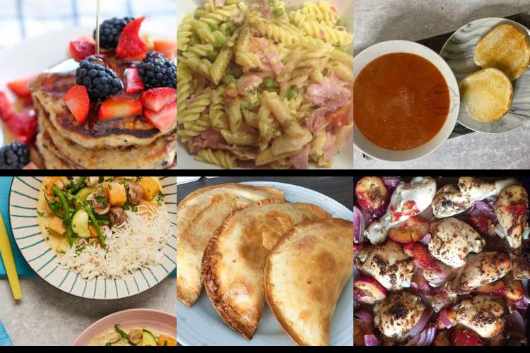 Evening Meal Plan - Week Commencing 25/04/2022