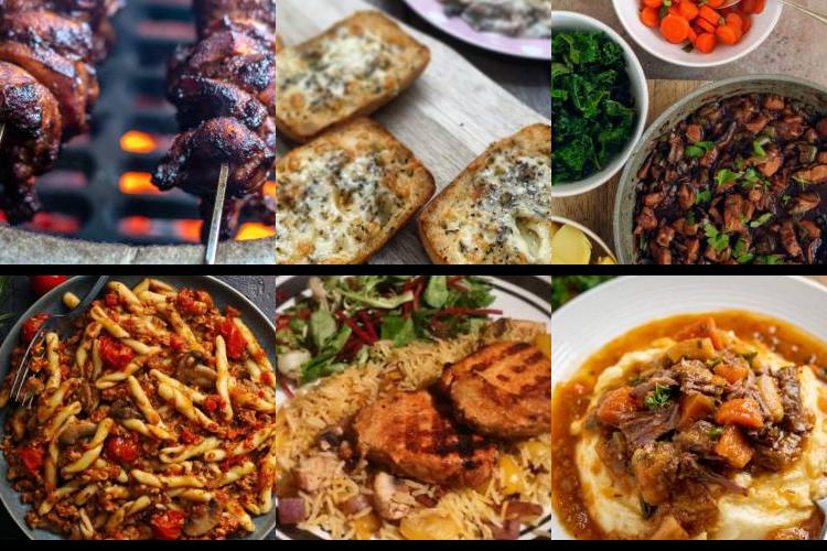 Evening Meal Plan - Week Commencing 25/04/2022