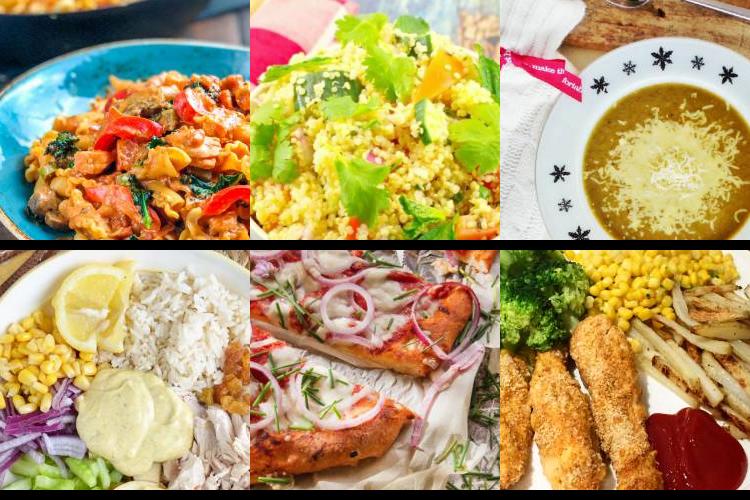 Evening Meal Plan - Week Commencing 31/05/2021
