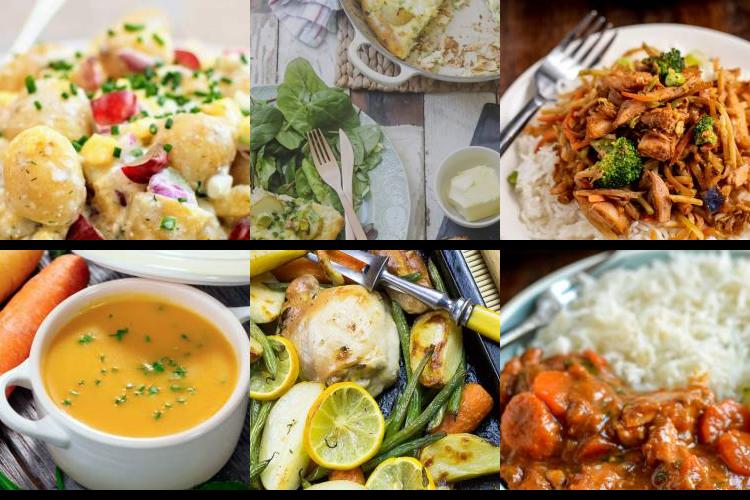 Evening Meal Plan - Week Commencing 02/08/2021