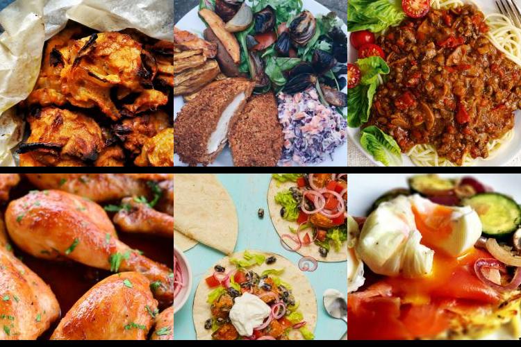 Evening Meal Plan - Week Commencing 10/10/2022