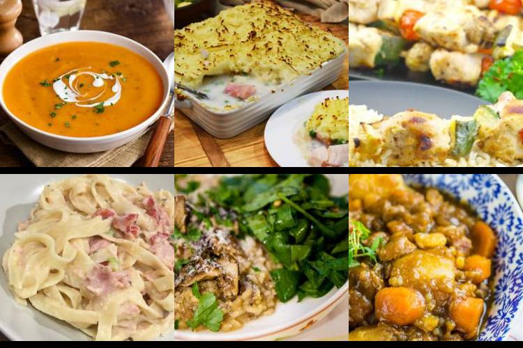 Evening Meal Plan - Week Commencing 03/05/2021