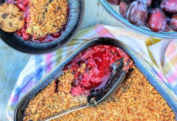 Plum Cookie Crumble Recipe Featuring Denby Halo