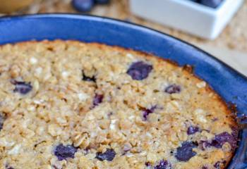 Blueberry And Lemon Baked Oats | Slimming World