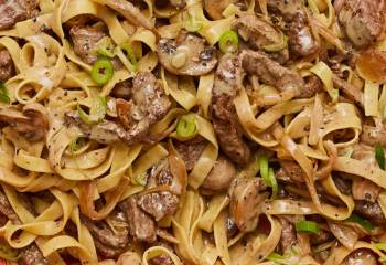Creamy Peppered Beef Pasta