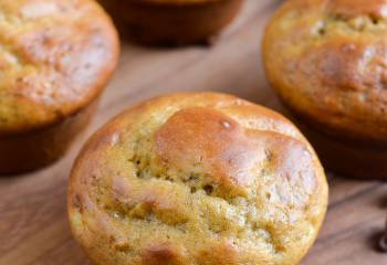 Low Syn Banana Chocolate Chip Muffins