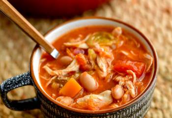 Syn Free Leftover Chicken Brussels Sprouts And Bean Soup