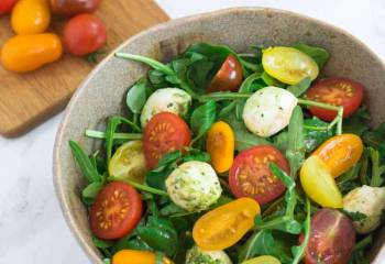 Tomato, Basil And Mozzarella Salad