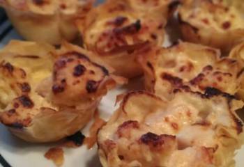 Recipe: Chicken, Chardonnay Mini Filo Tarts