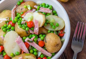 Pea And Bacon Potato Salad